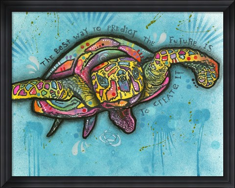 Framed Turtle Print
