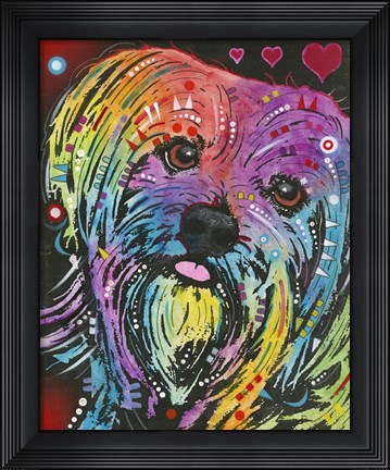 Framed Doggie Love Print