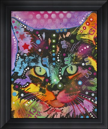 Framed Cat 13 Print
