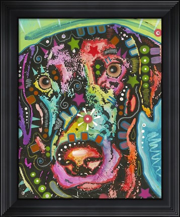 Framed Darling Doggie Print