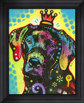 Framed King Pup Print