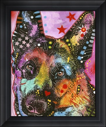 Framed Shepherd Love Print