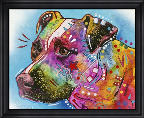 Framed Eye See You Dog Print