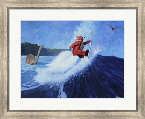 Framed Surfer Joe Print