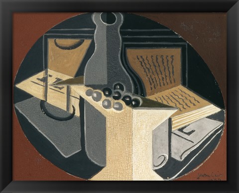 Framed Still Life with Bottle Print