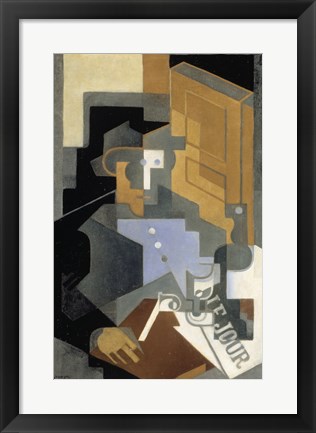 Framed Le Tourangeau [Man from the Touraine], 1918 Print