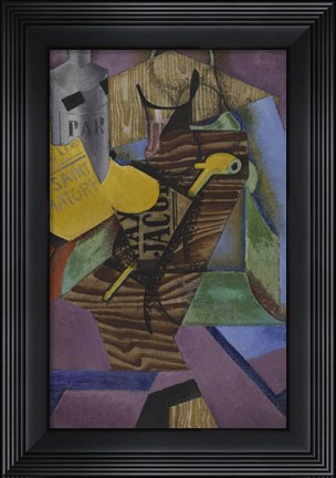 Framed Still Life with Book (Saint Matorel), December 1913 Print
