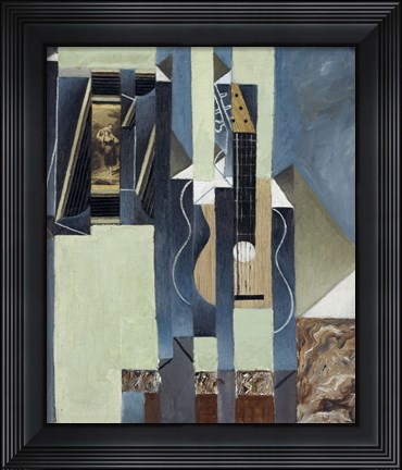 Framed Guitar, 1913 Print