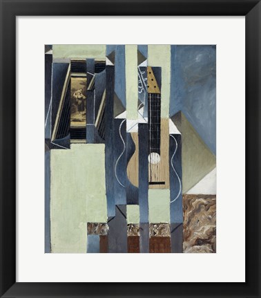 Framed Guitar, 1913 Print