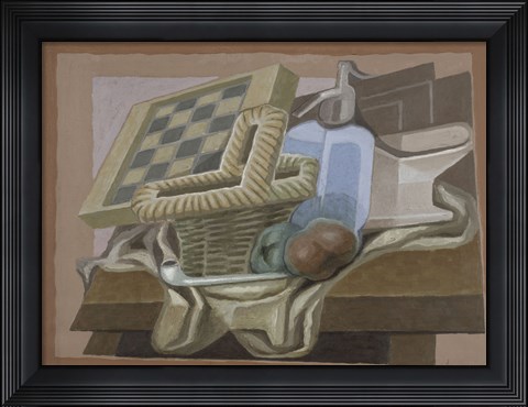 Framed Basket and Siphon, 1925 Print