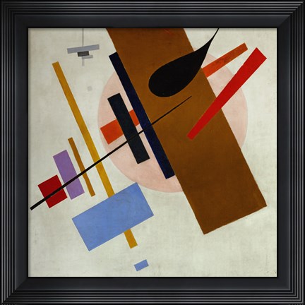 Framed Suprematism, c 1917 Print