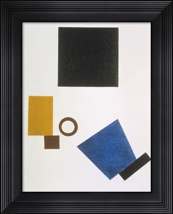 Framed Suprematism: Self-Portrait in Two Dimensions, 1915 Print