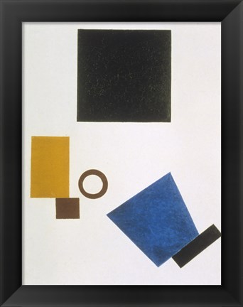 Framed Suprematism: Self-Portrait in Two Dimensions, 1915 Print