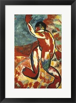 Framed Bather, 1910 Print