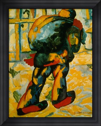 Framed Man with a Sack, 1911 Print
