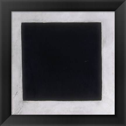 Framed Black Square, c 1923-30 Print