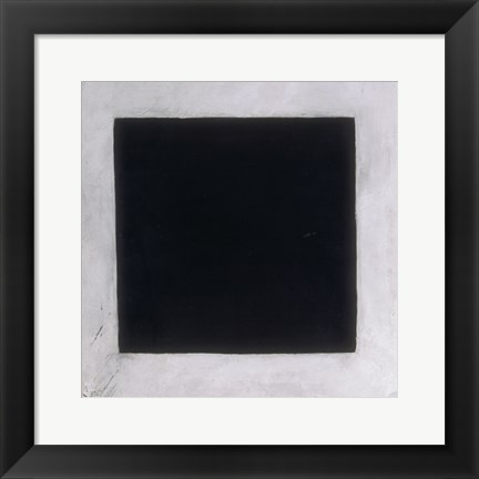 Framed Black Square, c 1923-30 Print