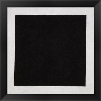 Framed Black Square, c. 1923 Print