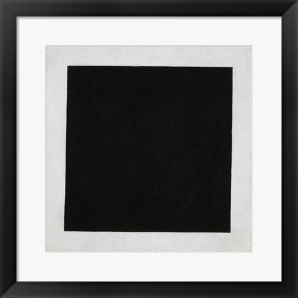 Framed Black Square, c. 1923 Print