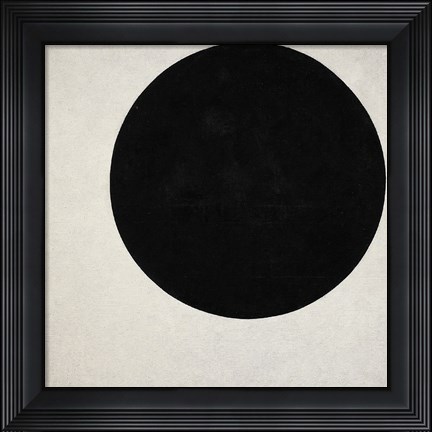 Framed Black Circle, c. 1923 Print