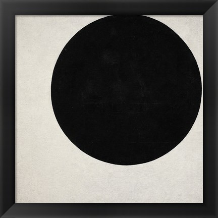 Framed Black Circle, c. 1923 Print