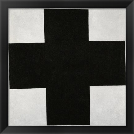 Framed Black Cross, c.1923 Print