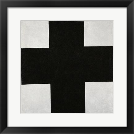 Framed Black Cross, c.1923 Print