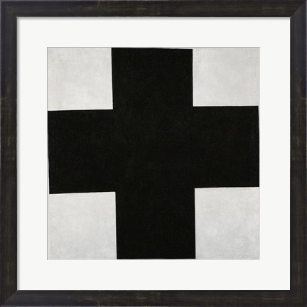 Framed Black Cross, c.1923 Print