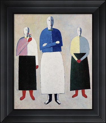 Framed Composition with &quot;&quot;La Gioconda&quot;&quot;, c. 1914 Print