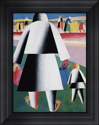 Framed Harvest (Marta and Wanka), c. 1828-29 Print