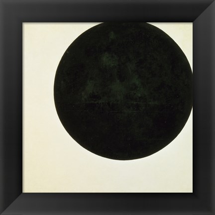 Framed Black Circle, c. 1923 Print