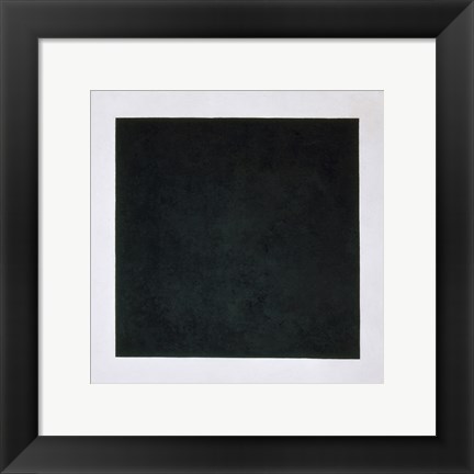 Framed Black Square, c. 1923 Print