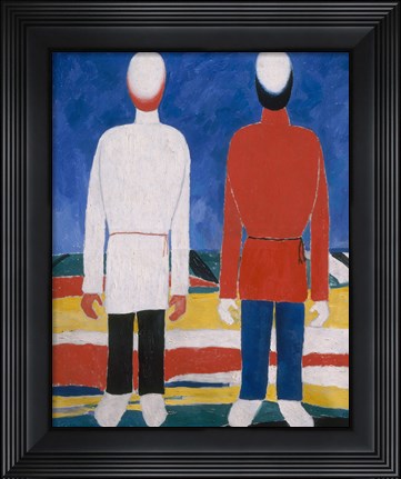 Framed Two Male Figures, 1928-1932 Print