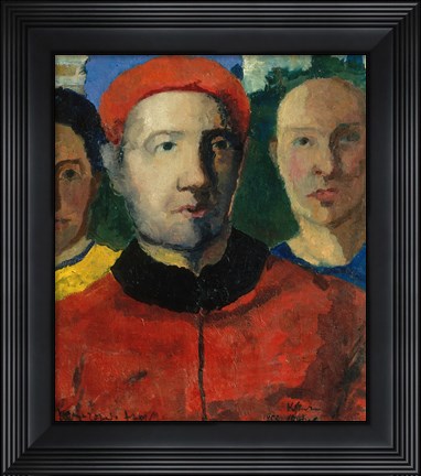 Framed Triple portrait, 1933 Print