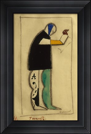 Framed letter, 1913 Print