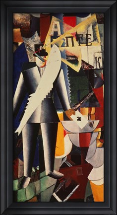 Framed Aviator, 1914 Print