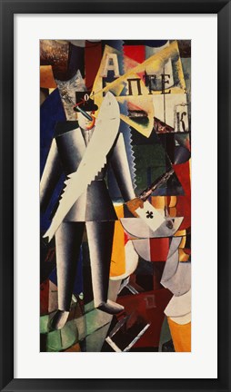 Framed Aviator, 1914 Print