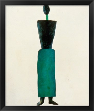 Framed Female Figure Print