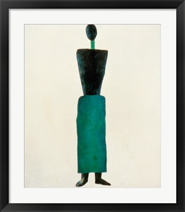 Framed Female Figure Print