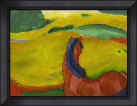 Framed Horse in a Landscape, 1910 Print