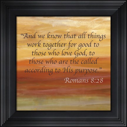 Framed Horizons Spice Scripture Sayings II Print