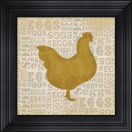 Framed Farm Animals I Print