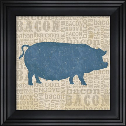 Framed Farm Animals III Print