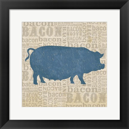 Framed Farm Animals III Print