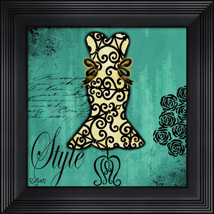Framed All Dressed Up III Print