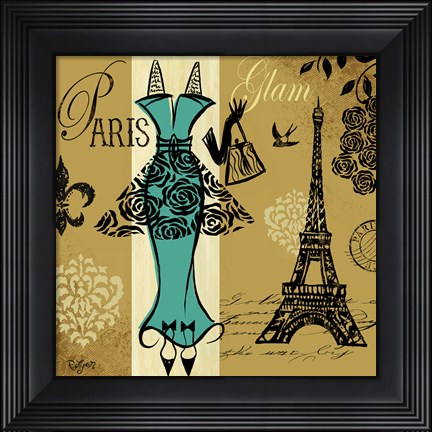 Framed Euro Chic I Print