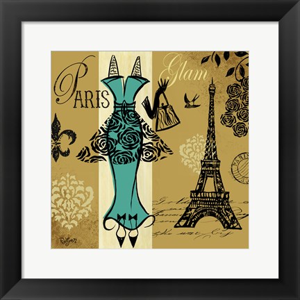 Framed Euro Chic I Print