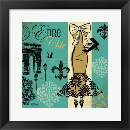 Framed Euro Chic II Print