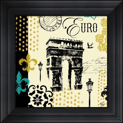 Framed Paris Architecture I Print