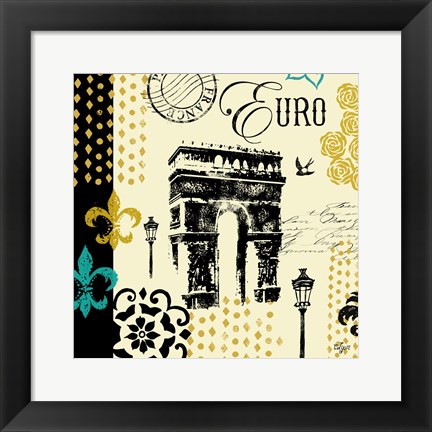 Framed Paris Architecture I Print